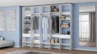 Напольный Стеллаж для одежды Мирта 69 BMS