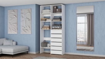 Напольный Стеллаж для одежды Мирта 39 BMS