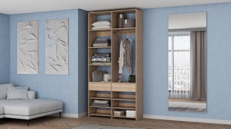 Стеллаж для одежды Мирта 82 BMS для хранения