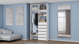 Напольный Стеллаж для одежды Мирта 38 BMS