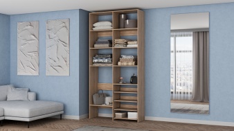 Стеллаж для одежды Мирта 80 BMS для хранения