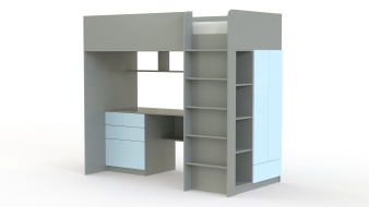 Современная Кровать-чердак Скай Нео 11 BMS