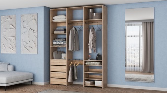 Стеллаж для одежды Мирта 88 BMS для хранения