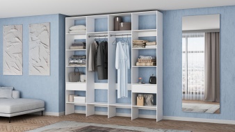 Напольный Стеллаж для одежды Мирта 59 BMS