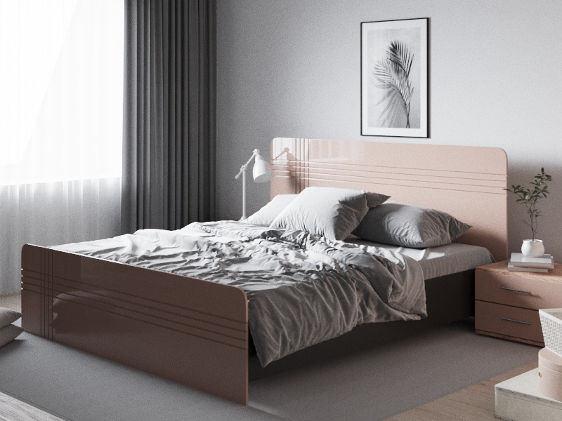 Кровать МДФ с подъёмным механизмом, 1200 × 2000 мм, цвет белый продажа, цена в Минске