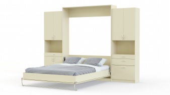 Двуспальная Шкаф-кровать трансформер Япония BMS