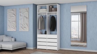 Напольный Стеллаж для одежды Мирта 44 BMS