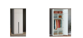 ЭСКИЗ Шкаф распашной Депорте Люкс 35  (1000х2500х600)