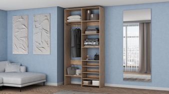 Стеллаж для одежды Мирта 79 BMS для хранения