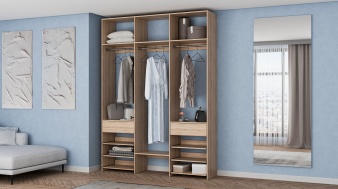 Стеллаж для одежды Мирта 91 BMS для хранения