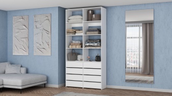 Напольный Стеллаж для одежды Мирта 40 BMS