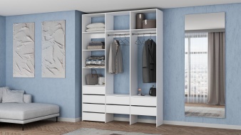 Напольный Стеллаж для одежды Мирта 54 BMS