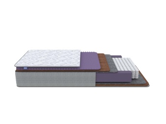 Двуспальный Матрас Aura Duo M/F Grey