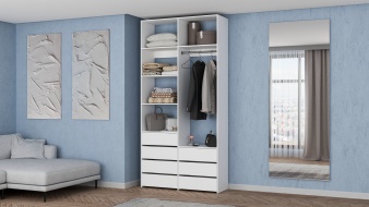 Напольный Стеллаж для одежды Мирта 41 BMS