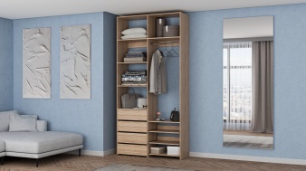 Стеллаж для одежды Мирта 87 BMS для хранения