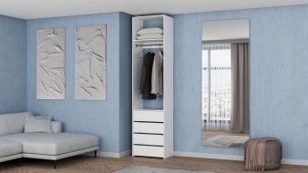 Напольный Стеллаж для одежды Мирта 32 BMS