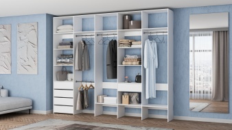 Напольный Стеллаж для одежды Мирта 73 BMS