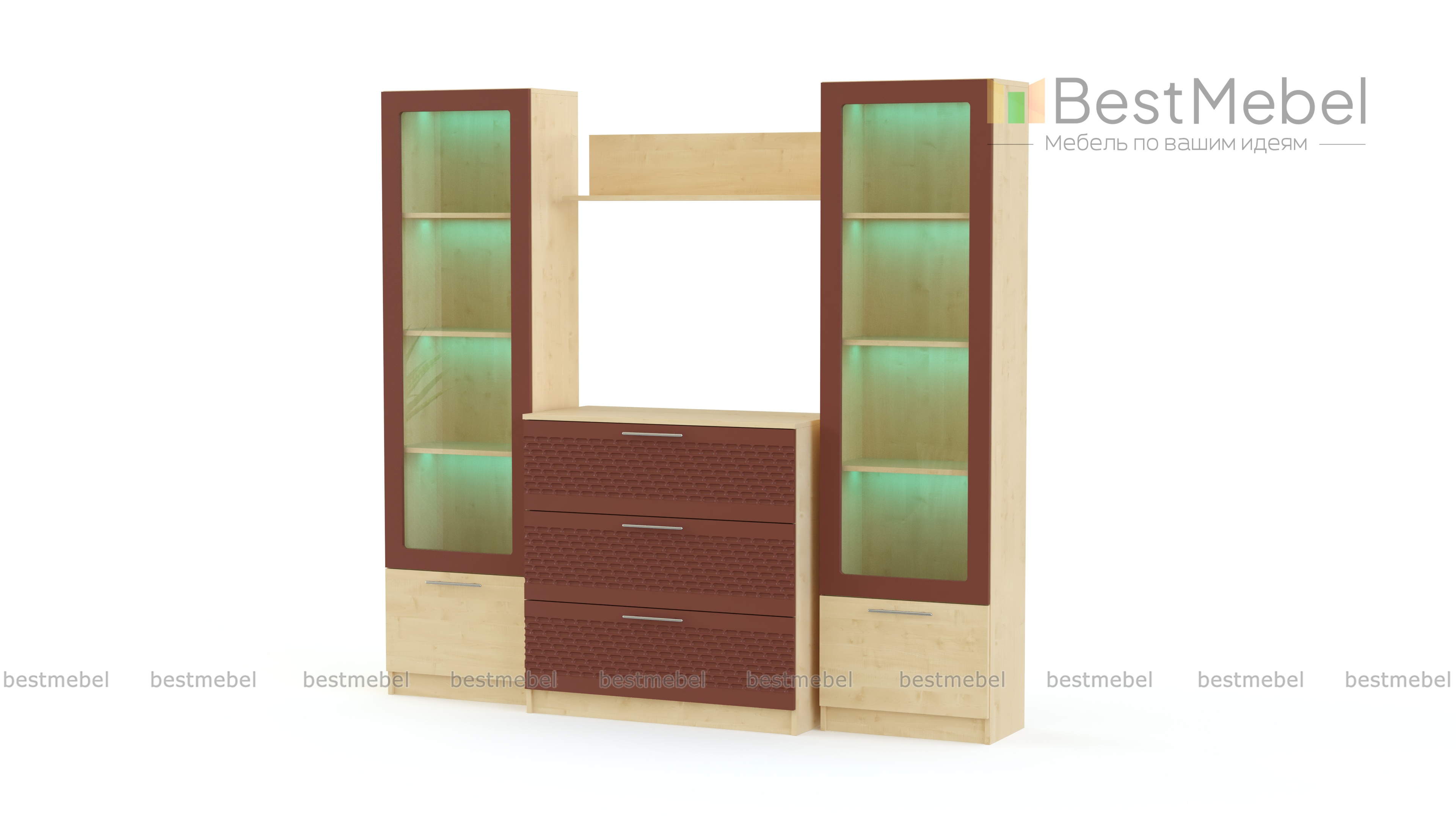 Стенка Блеск 40.1-3D BMS