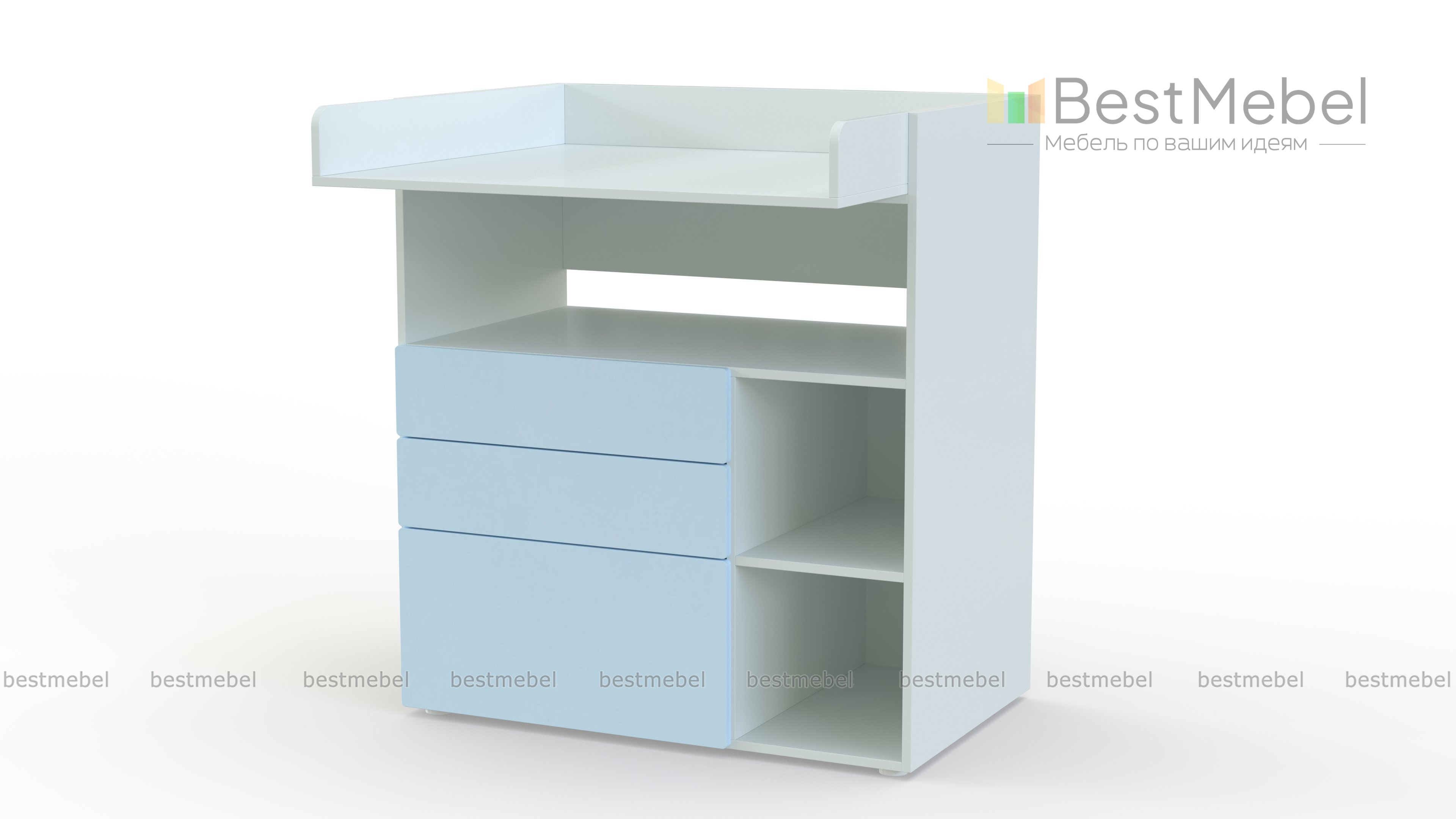 Комод пеленальный Смостад Smastad 7