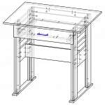 Чертеж Кухонный стол СТ-25 BMS