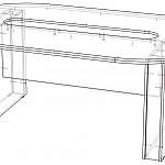 Чертеж Стол для переговоров Ника ОН 113-1 BMS