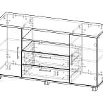 Тумба Мишель 2102 BMS