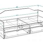Чертеж Кровать Мари Блеск 27 BMS