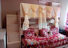 Двухъярусная кровать Миф 7.3 с полками BMS