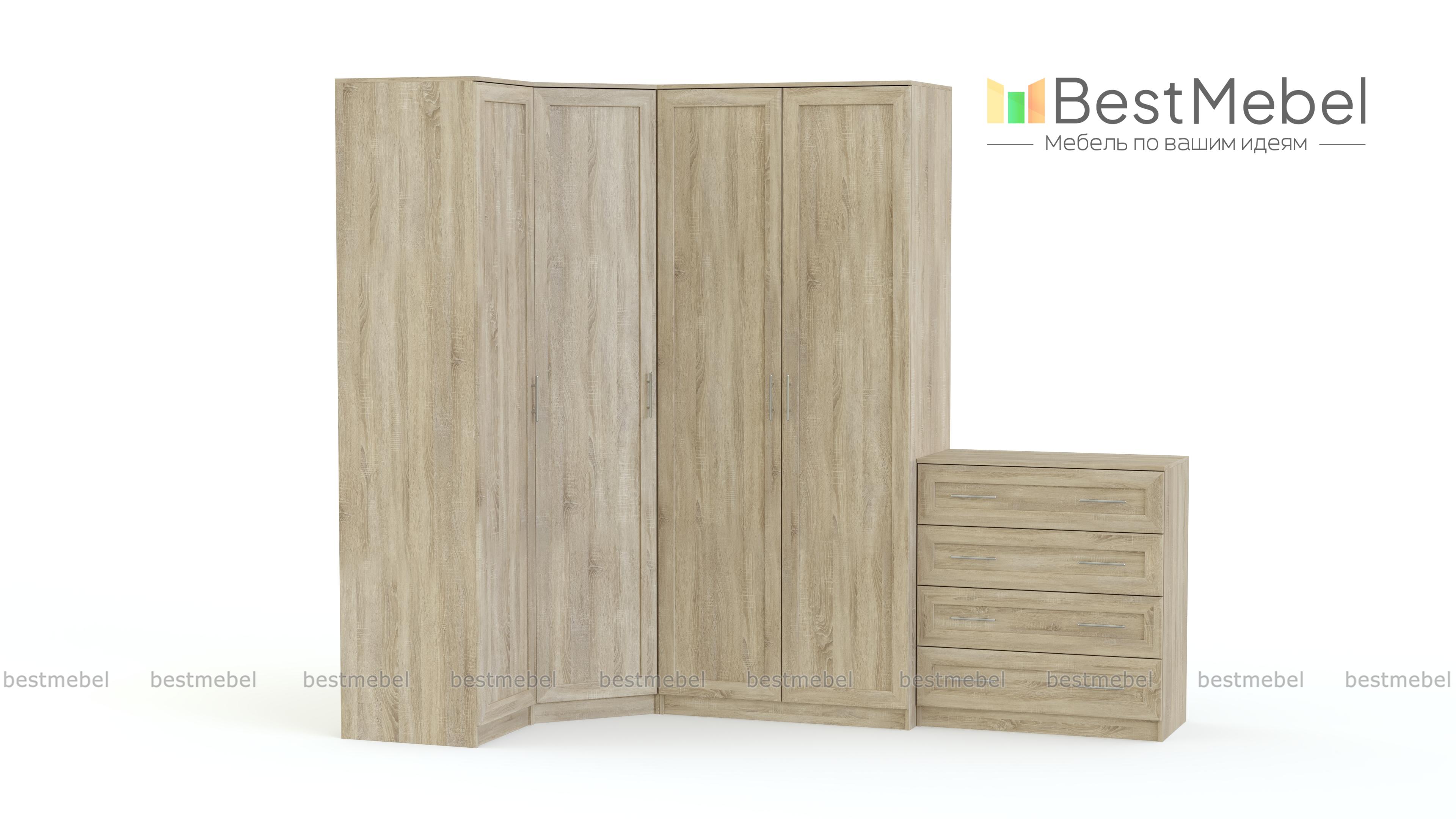 Распашной шкаф Меркурий-3 BMS - Фото