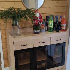 Комод со стеклом Габриелла-01 BMS