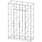 Шкаф распашной Остин Лайт 3 BMS