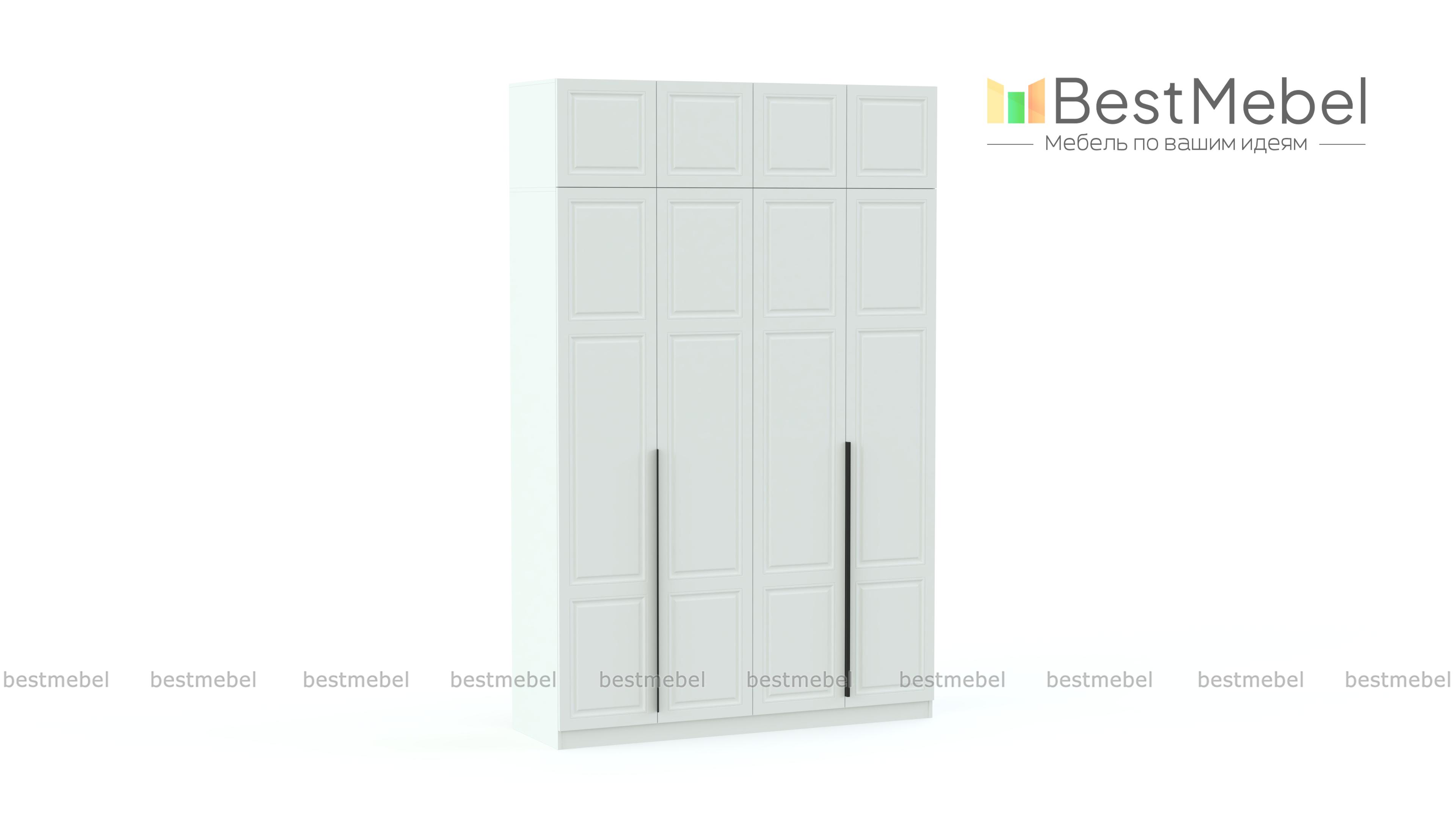 Шкаф распашной Леони 14 BMS - Фото