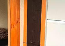 Шкаф пенал с 2-мя дверцами Лофт 3 BMS