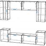 Чертеж Мебельная стенка Кубика Плюс V6.2 BMS