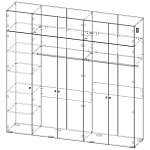 Схема сборки Шкаф распашной Джосс 11 BMS