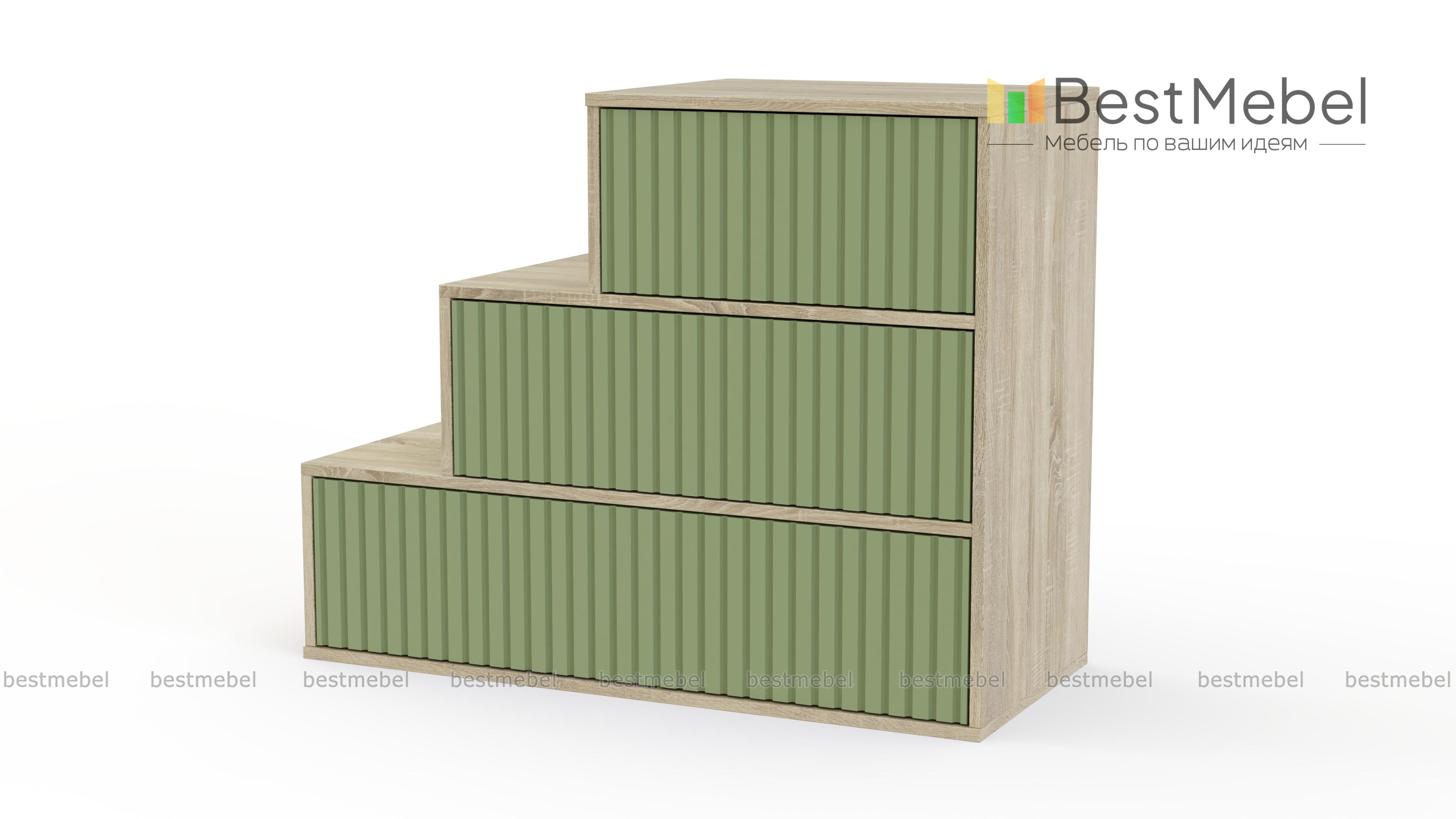 Лестница для кровати Фуксия 2 BMS - Фото