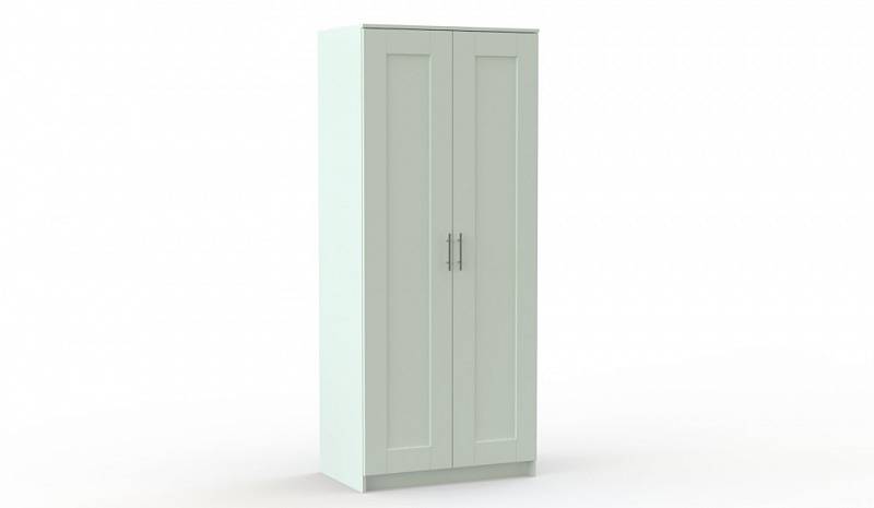 ЭСКИЗ Шкаф распашной Бримнес Brimnes 2 (980х2300х500) (Белье - Платье (2 верх. полки) (2))