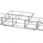 Чертеж Тумба под ТВ Алиса 8 BMS
