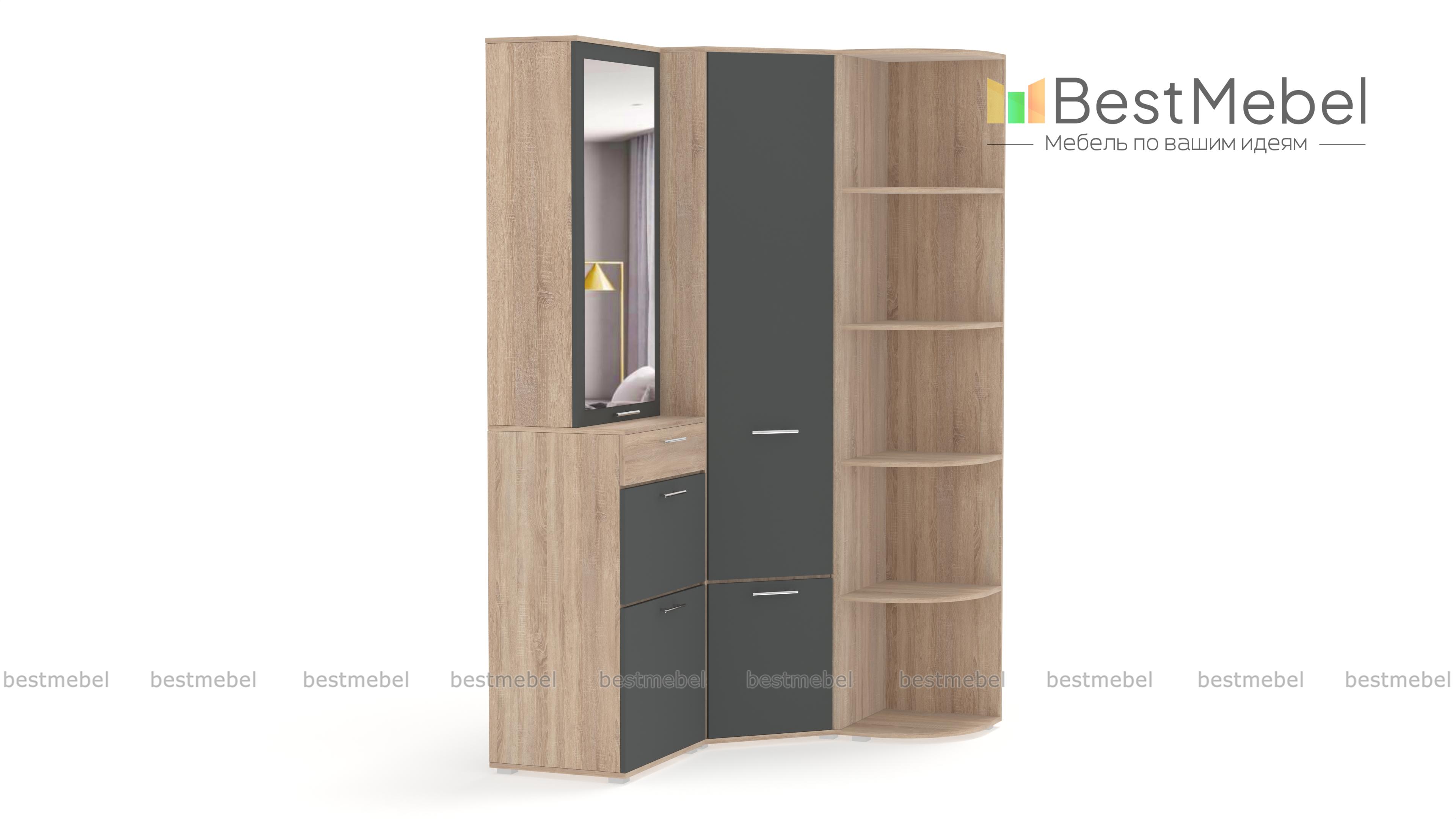 Угловой шкаф Вива 1 BMS - Фото