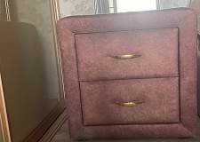 Тумба прикроватная мягкая Кофе - Тайм BMS