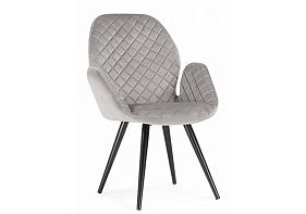 Кресло Муат поворотное серого цвета