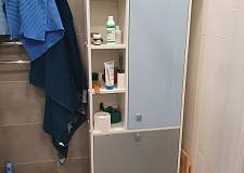 Пенал для ванной комнаты Вайт 7 BMS