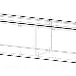Чертеж Тумба RTV 1K BMS