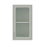 Шкаф навесной дверь со стеклом Ника BMS - Фото 2