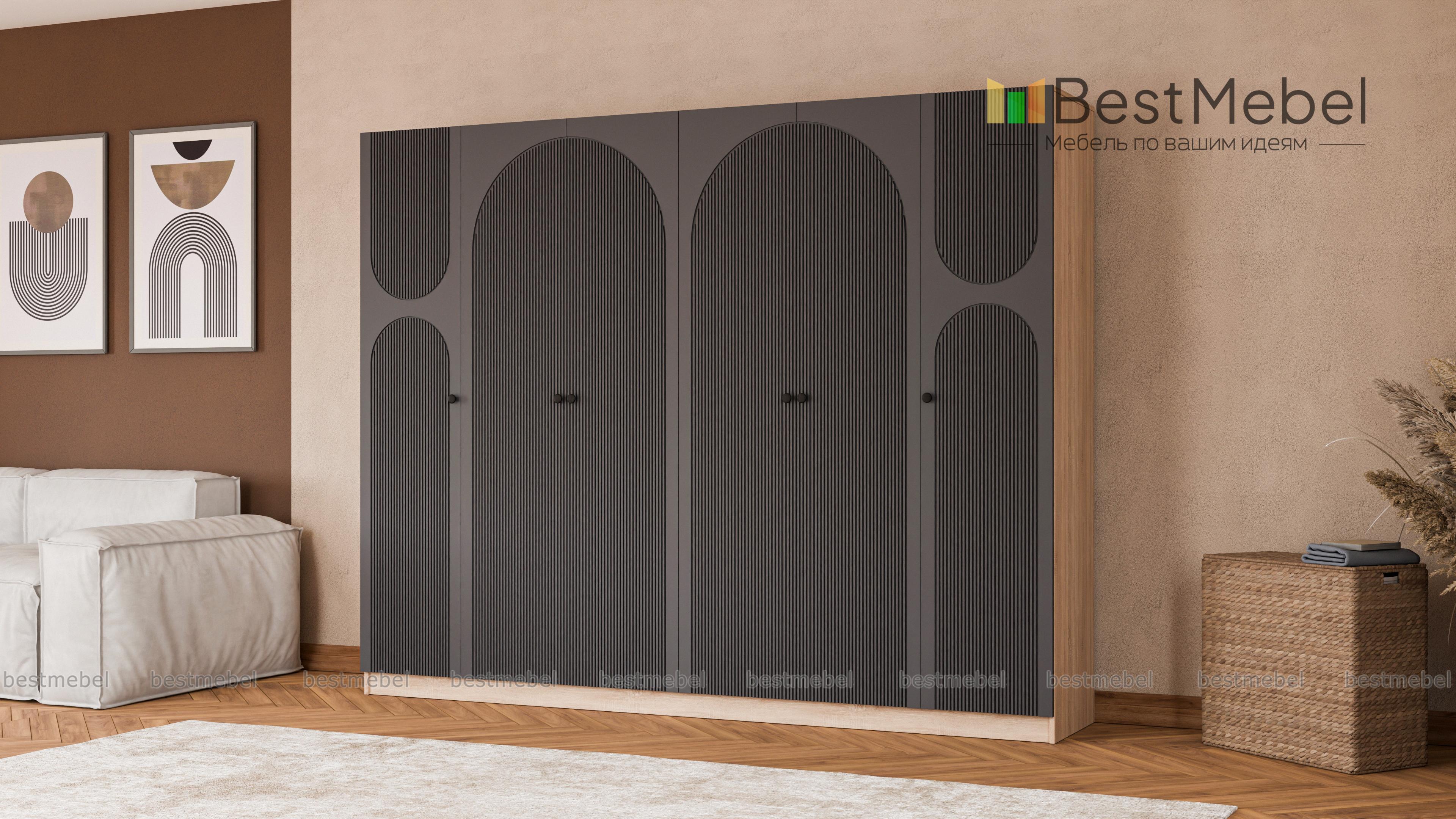 Шкаф распашной Вивьен 17 BMS - Фото