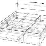 Схема сборки Кровать Астория Омни BMS