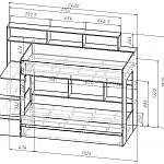 Чертеж Кровать Антошка BMS