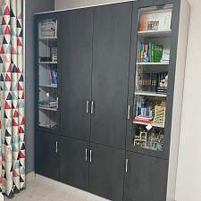 Шкаф книжный Кволли 15.10 BMS