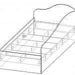 Чертеж Кровать Тони 10 BMS