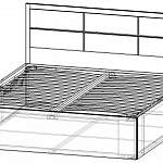 Чертеж Кровать Парма BMS